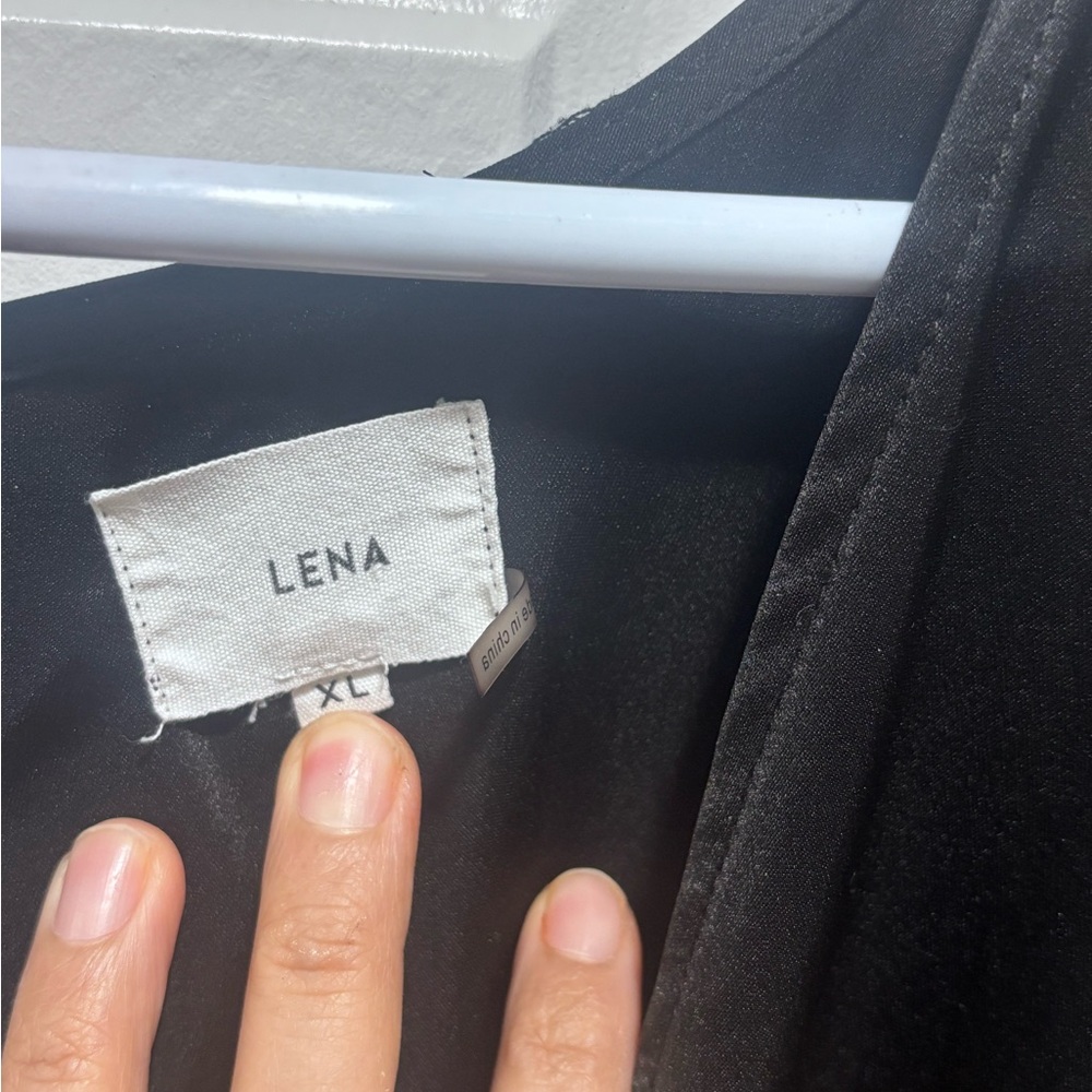 Lena Black Long Sleeve Dress - Picture 4 of 14